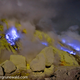 Illustration for article titled Spectacular blue lava flows at this Indonesian volcano